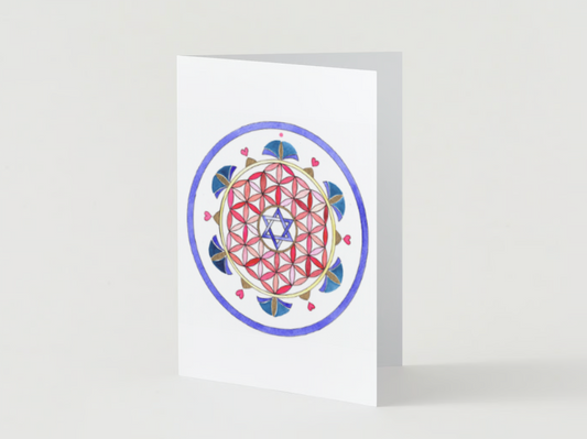 Star of David Blessing Card
