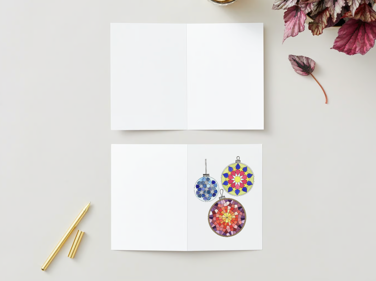 Holiday Ornament Card