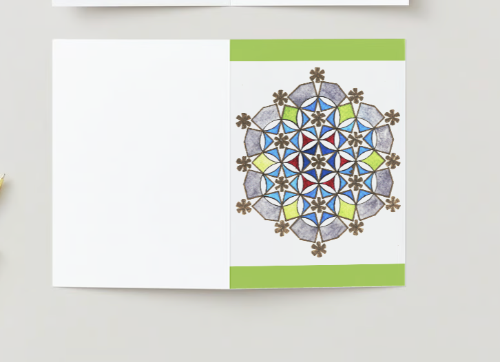 Five-Leaf Flower Design