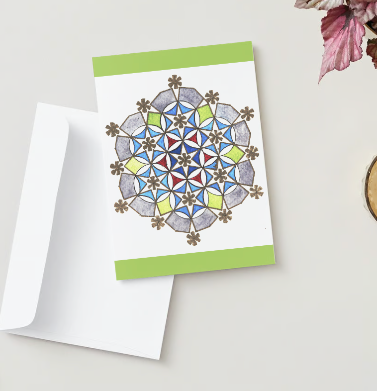 Five-Leaf Flower Design