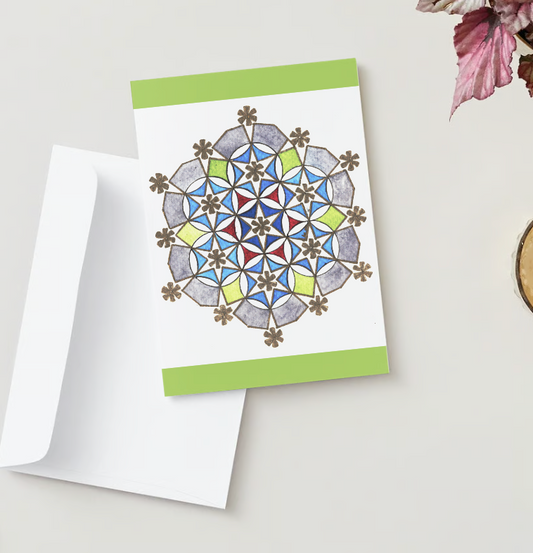 Five-Leaf Flower Design